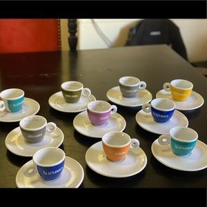Illy espresso cups 50th, 10 pieces